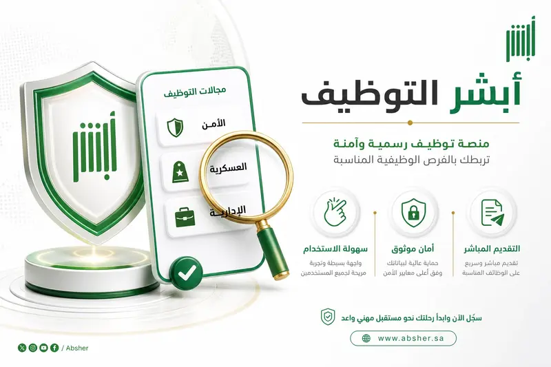 شرح استخدام منصة أبشر التوظيف