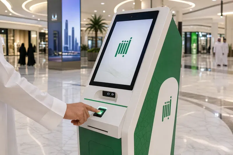 Absher Registration kiosk