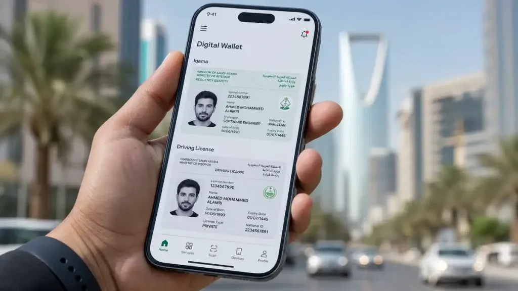 absher individuals digital wallet
