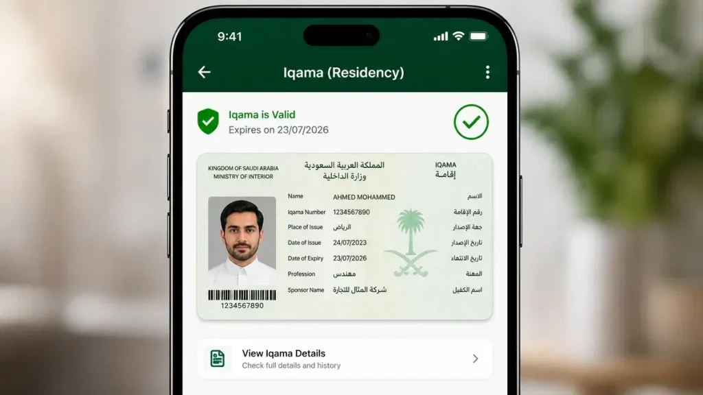 absher muqeem iqama verification