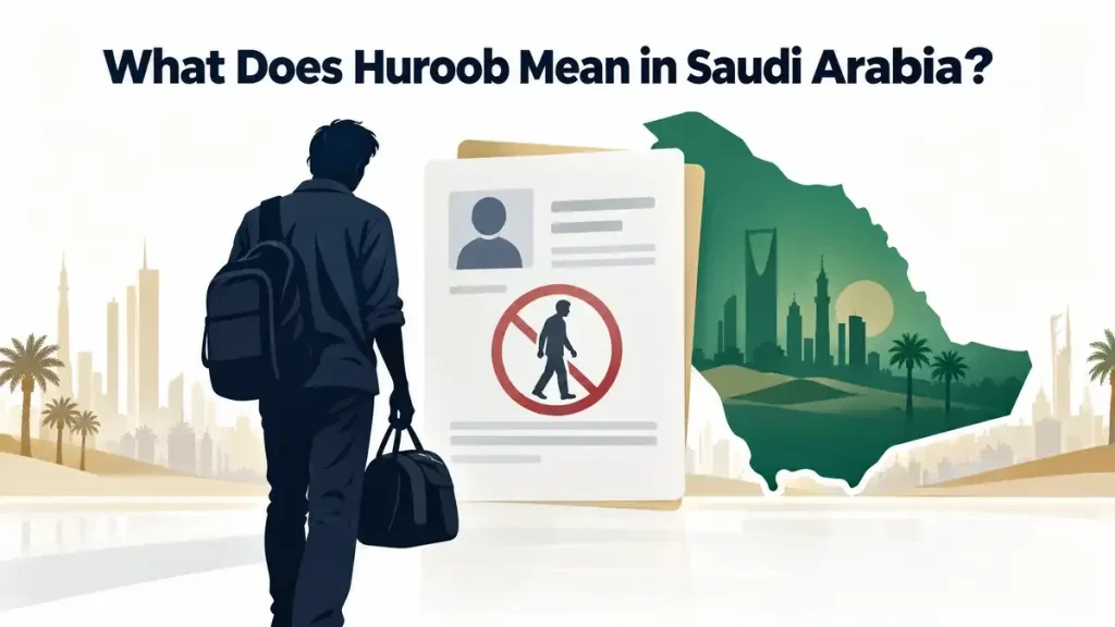 How to Check Huroob in Absher and understand absence from work status in Saudi Arabia